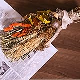 MAKEFUTURE 田中実業 ビッグブーケ ドライフラワー スワッグ 41ｃｍ (オレンジ)