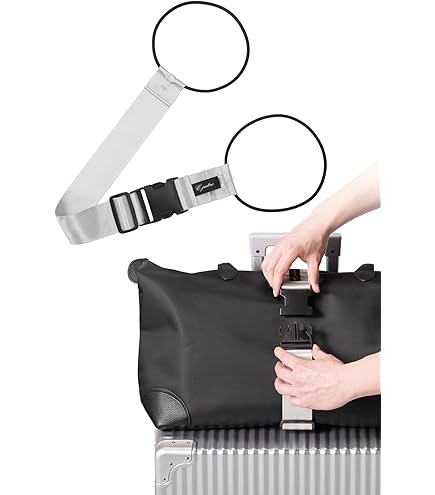 Amazon.co.jp: スーツケースベルト バンド/ロックストラップ/荷