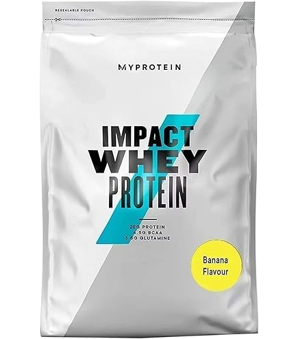 Amazon | MyProtein 1 kg Natural Banana Impact Whey Protein by
