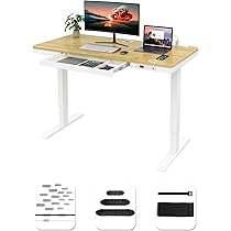 Amazon | HOMAYA 昇降デスク 電動 コンセント/USB-A/Type-C