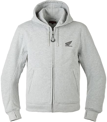 HONDA ライディングパーカー　L グレー ホンダ バイク ライディングパーカー 防風ライディングパーカ
