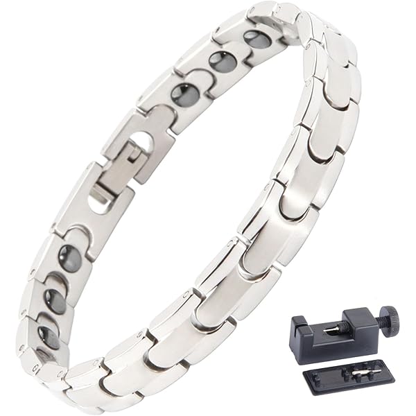 Amazon.co.jp: Lobyka Germanium Bracelet, Women's Titanium