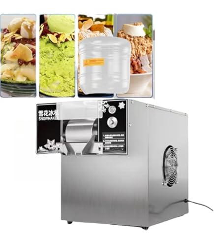 Amazon.co.jp: ローラーと冷却ファン付きかき氷機、スノーフレーク製氷