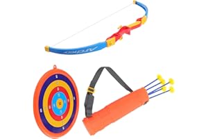 Sosoport おもちゃの弓と矢のセット の矢の弓のおもちゃ アーチャー小道具 のアーチェリーのおもちゃ の射手のおもちゃ 弓矢のおもちゃ の弓矢 プラスチック