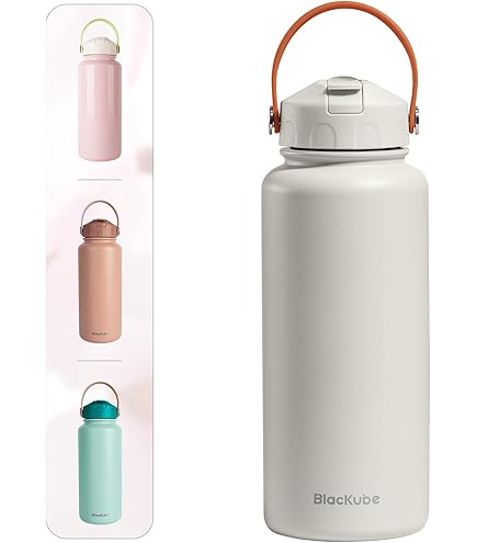 Amazon | Blackube水筒 1リットル 真空断熱 直飲み ステンレス鋼 保温  