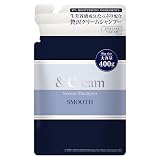 &Cream (アンドクリーム) スムース セラム シャンプー 詰め替え 400g | シャンプー