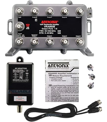 Internet Booster Reliable Cable 5-Port MoCA Cable TV Modem