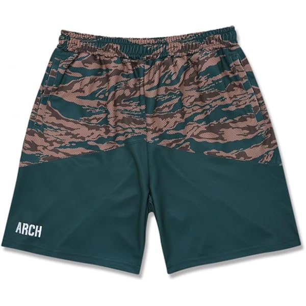 arch アーチ/overlap camo shorts/バスパン Amazon | [アーチ] バスケットボール ハーフパンツ overlap camo