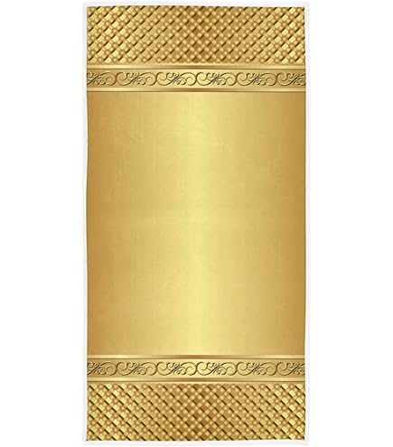 Amazon｜フェイスタオル ゴールドダスト きらめく 金色 タオル 35X73cm