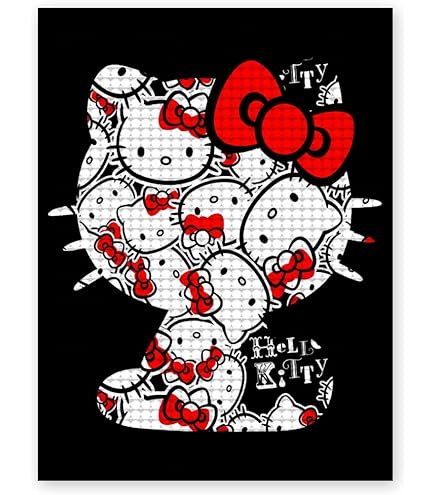 Amazon | ダイヤモンドアート ハローキティ (3) ダイヤモンド絵画 5D