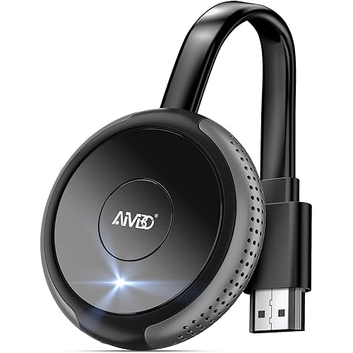 ワイヤレス HDMIミラーキャスト AIMIBO HDMIドングル プラグ＆プレイ 4k 2.4G/5G ワイヤレスミラーリング iOS/Android/Windows/Mac OSスマートフォン/タブレット/PCの画面をテレビに映す 動画転送 大画