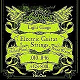 アリアプロツー エレキギター弦 AriaProII Electric Guitar Strings AGS-800 (AGS-800L Light 10-46, 1セット)