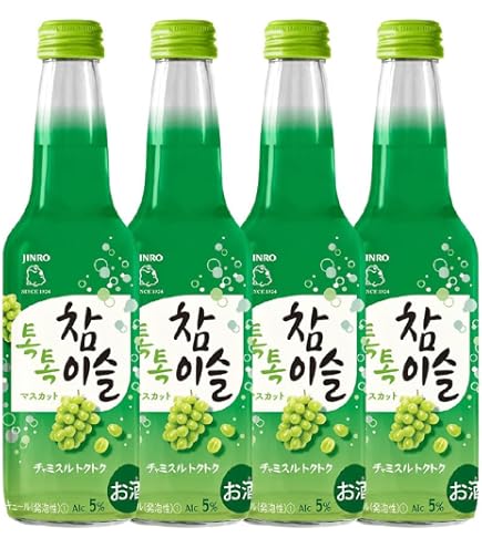 Amazon.co.jp: JINRO チャミスル マスカット 360ml 20本 グラス4個