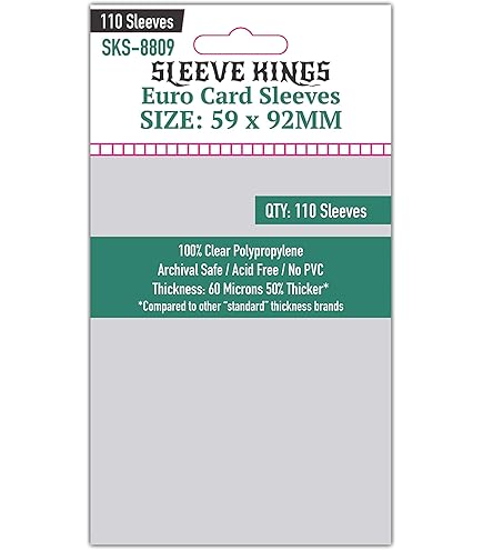 DeElf Clear Card Sleeves 61 x 92 mm Size for Dominion Game : Amazon.com.au:  Toys & Games