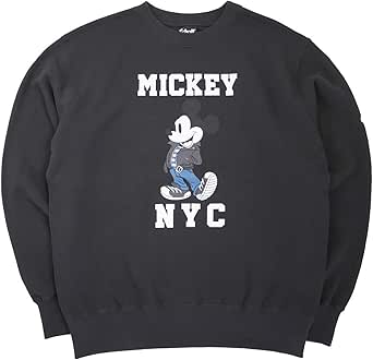 Amazon ショット Schott Disney ディズニー コラボ スウェット ミッキーマウス 国内正規品 チャコール 19 トレーナー パーカー 通販