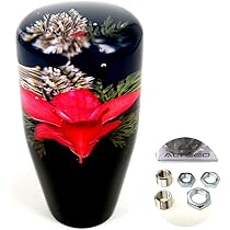 同梱祭 トラック用品 生花胡蝶蘭 シフトノブ 200mm パープル