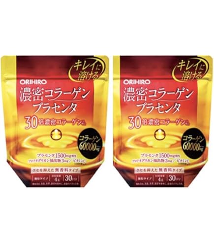 Amazon | ORIHIRO(オリヒロ) オリヒロ 濃密コラーゲンプラセンタ 120g