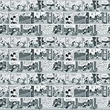 Imperial Disneyホームdf059692 Mickey Comic Strip壁紙、ブラックとホワイト、20.5-inch Wide
