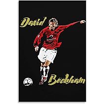 デイビッド・ベッカム　スポーツアート　プリント デイビッド・ベッカム スポーツアート プリント デイビッド