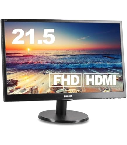 Amazon.co.jp: PHILIPS 21.5型ワイドディスプレイ 5年保証付