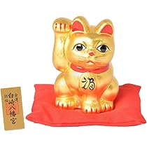 招き猫 副招き 桐箱付き 猫 金運 運気上昇　幸運　開運　しあわせの黄色いまねき 招き猫 副招き 桐箱付き 猫 金運 運気上昇 幸運 開運 しあわせの