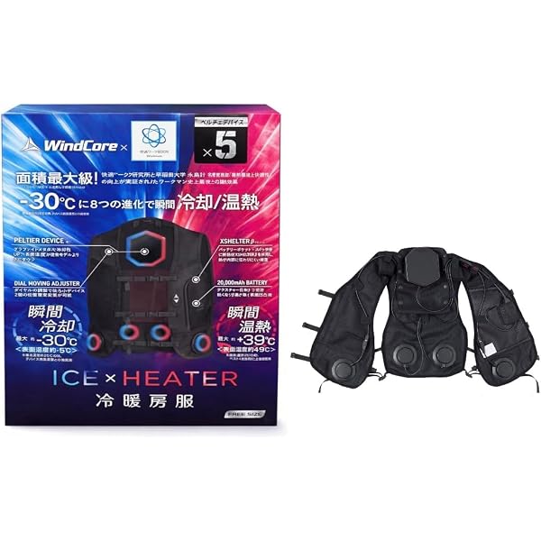 Amazon | [NHr Style] 最新2026年 ウィンドコアアイス×ヒーター