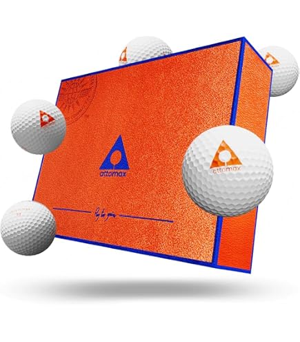 Amazon | attomax Golf Ball （MEDIUM／SOFT／HARD） 1ダース 12球入