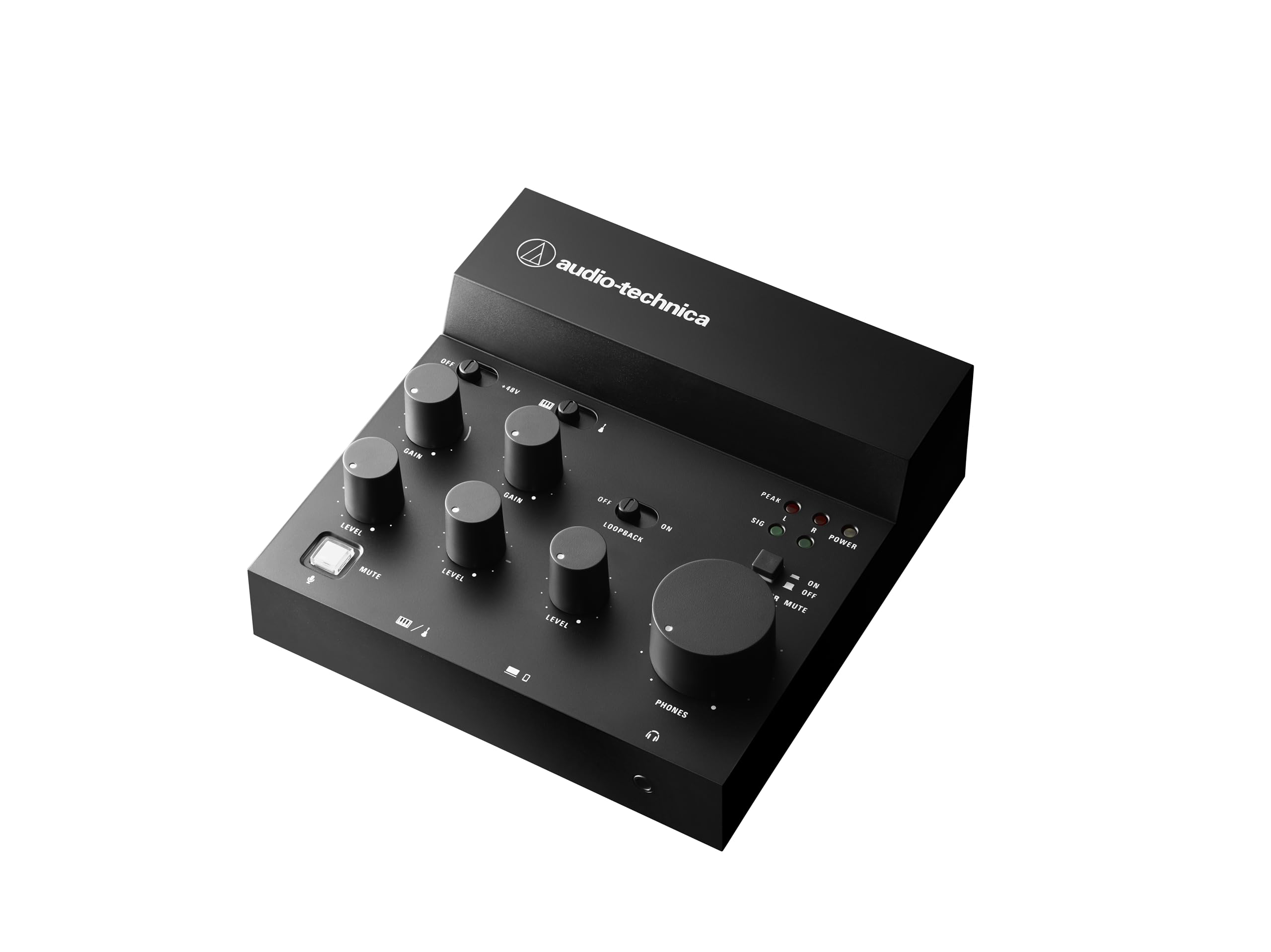 オーディオテクニカ AT-UMX3 USB オーディオミキサー オーディオインターフェース ブラック | 配信機材 DTM 音楽制作 USB Type-C スマホ/タブレット対応 PS4 PS5 【国内正規品】