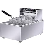 Amazon.co.jp: PUNIDI 電気フライヤー 12L 業務用 家庭用可 卓上 100V