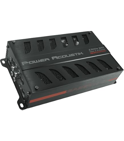 Amazon.co.jp: 電源Acoustik PA RAZR 5 CHクラスDアンプ RZ5-2500D