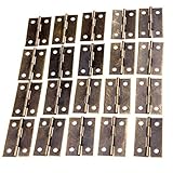 20個入りセット 蝶番 ドアのヒンジ　キャビネットドアハード ウェアヒンジ 手芸 手作り パーツ 金具 2*21mm ネジに付き