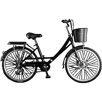 Amazon | Acnivko シティサイクル 24/ 26インチ 自転車 シティ車