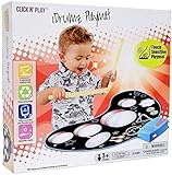 Click N Play Kids Electronic Touch Sensitive Play Mat Drum Set With Real Drum Sounds [並行輸入品]