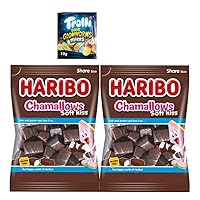 チョコレートマシュマロ チャマロ 200g x50 Amazon.co.jp: ハリボー チョコマシュマロ ソフトキス chamallows 200g