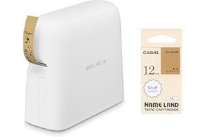 カシオ ラベルライター ネームランドi-ma スマホ・PC対応 KL-SP100 テープ付きセット KL-SK-SET(3.5mm-24mm幅)