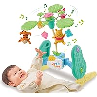 タカラトミー(TAKARA TOMY) ディズニー ベビートイ くまのプーさん えらべる回転 6WAYジムにへんしんメリー マルチカラー