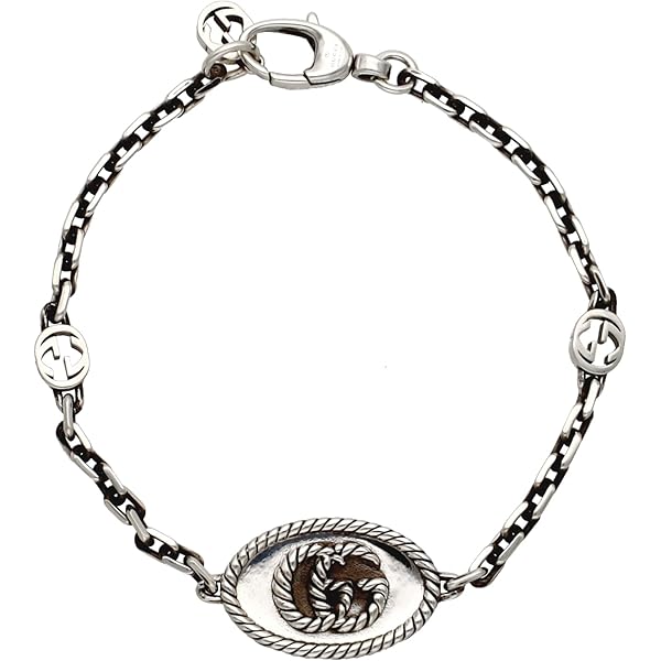 GUCCI ブレスレット ユニセックス 678657-J8410-8191-17 GUCCI グッチ ブレスレット メンズ ブランド インターロッキング