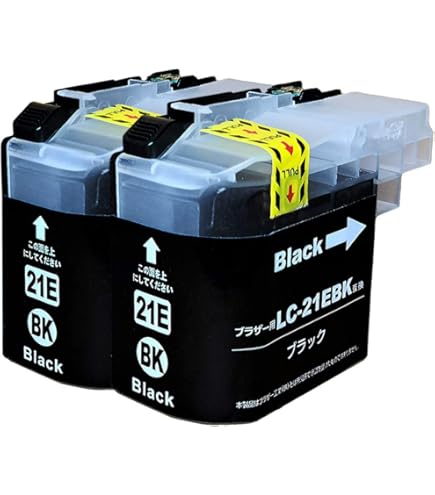 Amazon.co.jp: 【brother純正】インクカートリッジブラック LC21EBK