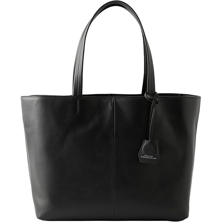 Amazon | [MORAL CODE] レザー トートバッグ CROSBY-II NAVY ネイビー