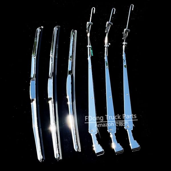 Amazon | ふそう大型 17/NEW/スーパーグレート H8.6〜 メッキ ワイパー  