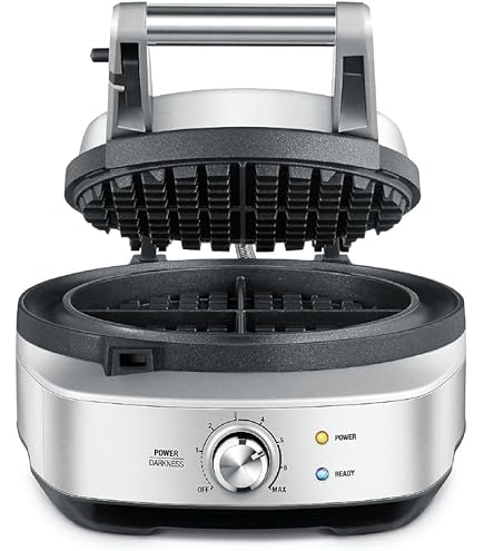 Rome Industries 1100 Old Fashioned Waffle Cast Iron, Black