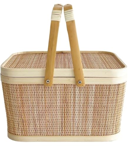 レア❤️非売品❤️新品未使用❤️ちょきんぎょ　ピクニックバスケット❤️ Amazon.co.jp: ちどり産業(Tidorisangyou) かご ブラウン