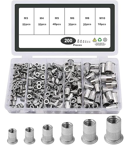 Amazon.co.jp: POP カレイナット/M3、板厚1.0ミリ以上、S3-09(2000個 
