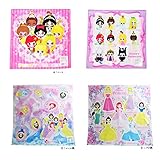 ディズニープリンセス　キャラクターハンカチ　【B1122】 Ｅ　バラ