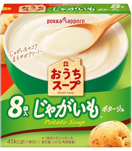 Amazon | ポッカサッポロ おうちスープ コーン8袋入箱 × 5箱 | POKKA