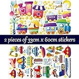 Korea Home Deco Animal Train & Transports Wall Decals Decors Stickers Wallpaper - Peel and Stick Rem