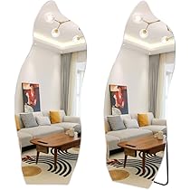 Amazon.co.jp: ミラエート 鏡 スタンドミラー 全身 姿見鏡 ウェーブ