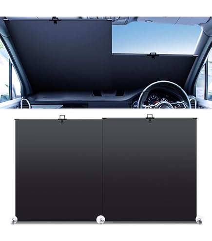 サンシェード自動巻き上げ車用 一本式 ロール式 118cm 遮光日除けUVカット Amazon | SENKAR 車用ロールサンシェード 自動巻き上げ式 さんしえーど