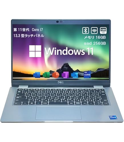 美品 16GB・512GB デル 5320 11世代i7 13.3型 ノートPC 11世代、i7、フルHD、高性能、Latitude 5320、16/512GB Amazon
