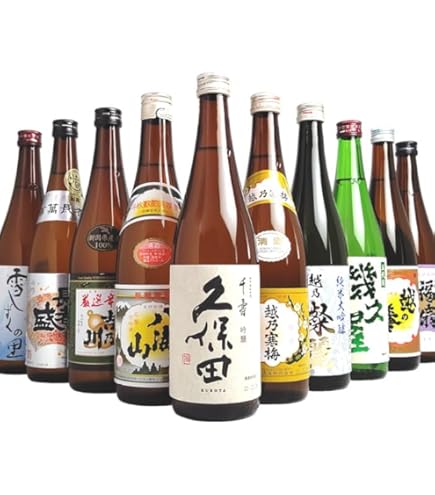 日本酒 飲み比べ 720ml 10本セット 忘年会 年越し お正月に！ Amazon.co.jp: 日本酒 飲み比べセット 全国10蔵 大吟醸 720ml×10本